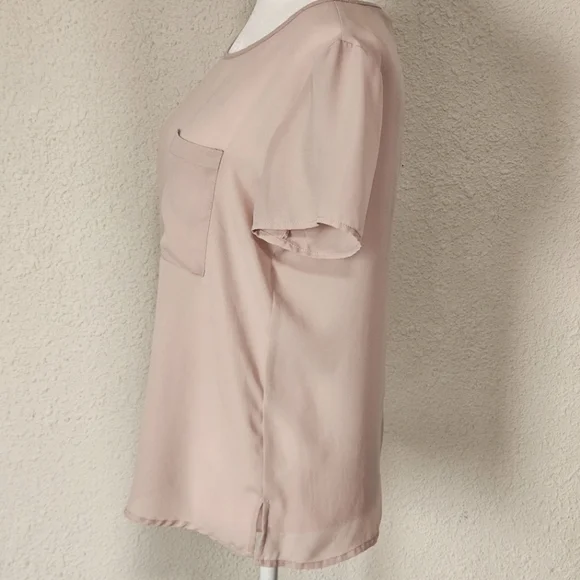 Forever 21 Beige Short Sleeve Blouse - Small - Picture 5 of 7